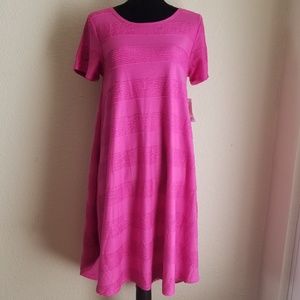 NWT LuLaRoe Pink Carly Dress Size Small